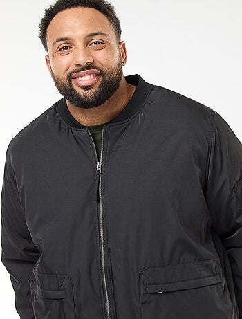 Blouson style aviateur effet satiné