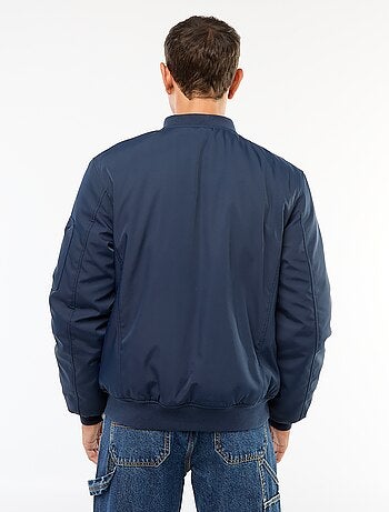 Blouson style aviateur poches à soufflet double entrée