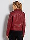     Blouson style motard en simili vue 3
