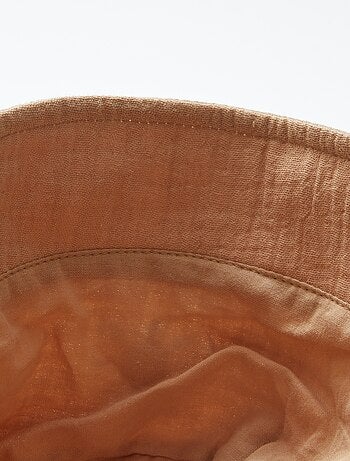 Bob en gaze de coton avec broderie soleil