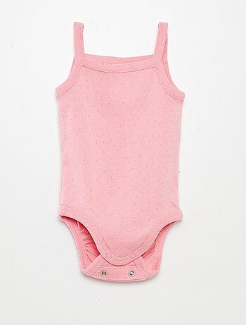 Bodies évolutifs à brettelles - lot de 3