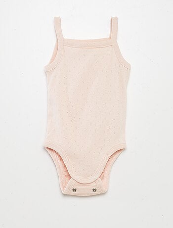 Bodies évolutifs à brettelles - lot de 3