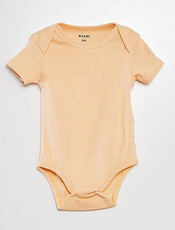 Bodies imprimés en coton - lot de 3