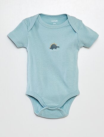 Bodies imprimés en coton - lot de 3
