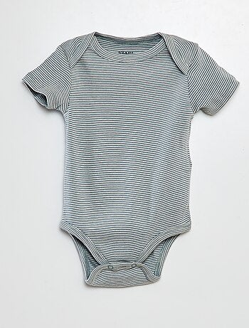 Bodies imprimés en coton - lot de 3