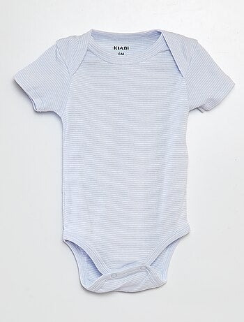 Bodies imprimés en coton - lot de 3