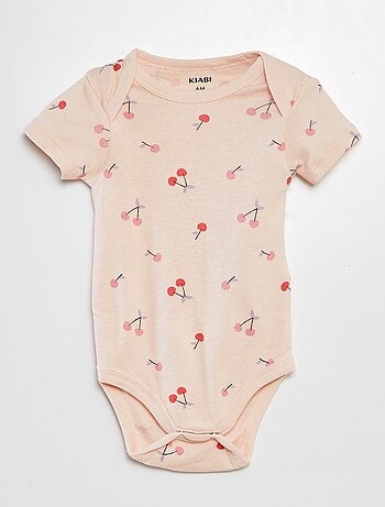 Bodies imprimés en coton - lot de 3