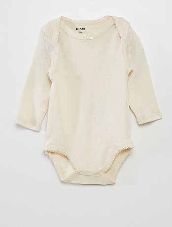 Body à manches longues et col US - Lot de 3