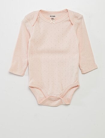 Body à manches longues et col US - Lot de 3