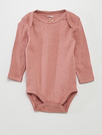 Body à manches longues et col US - Lot de 3