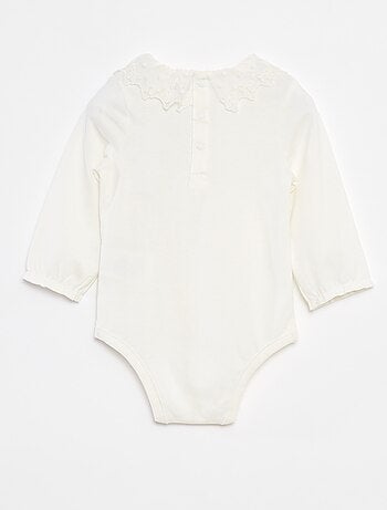 Body avec collerette en dentelle