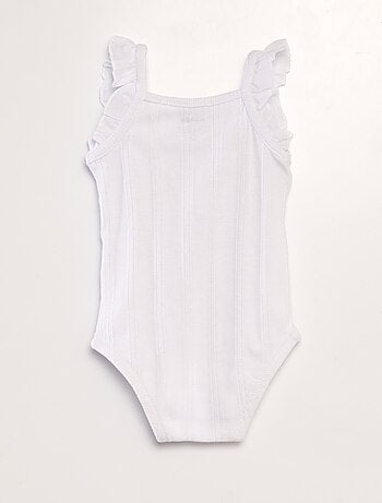 Body débardeur en maille pointelle
