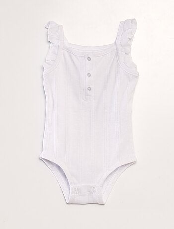 Body débardeur en maille pointelle
