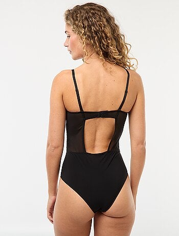 Body en sequins avec coques intégrées