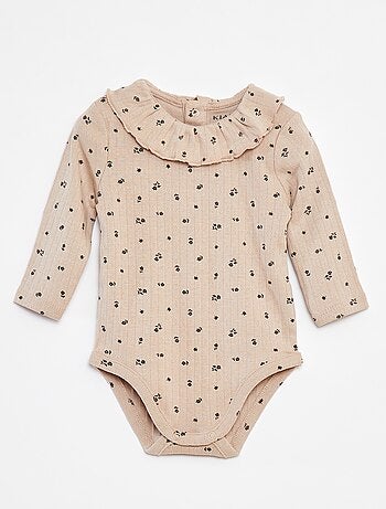 Body manches longues avec collerette