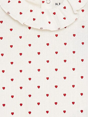 Body manches longues avec collerette