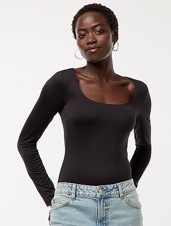 Body manches longues et col rond