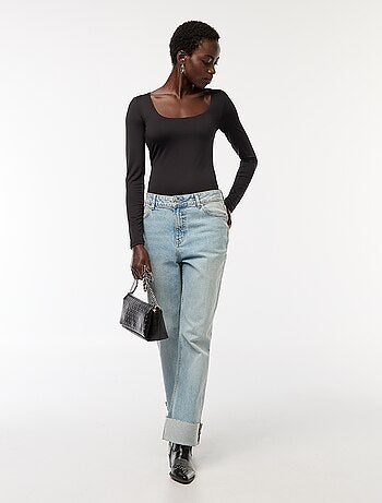 Body manches longues et col rond