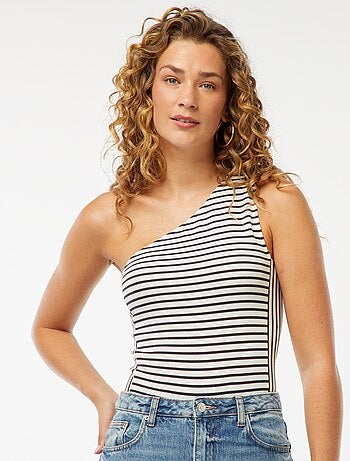 Body marinière one shoulder