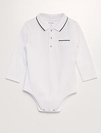 Body polo manches longues
