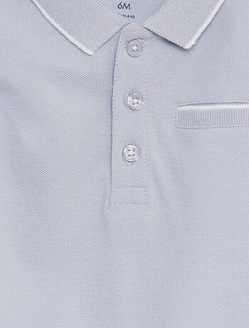 Body polo manches longues