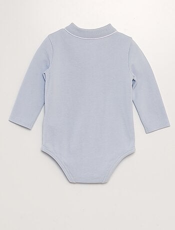 Body polo manches longues