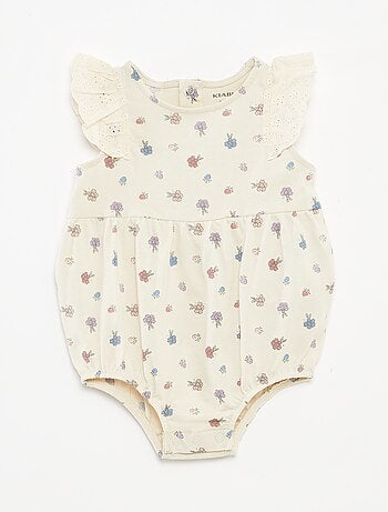 Body sans manches avec volants aux emmanchures