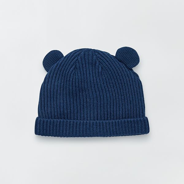 Bonnet Avec Oreilles Bebe Garcon Bleu Kiabi 5 00