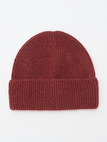 Bonnet côtelé
