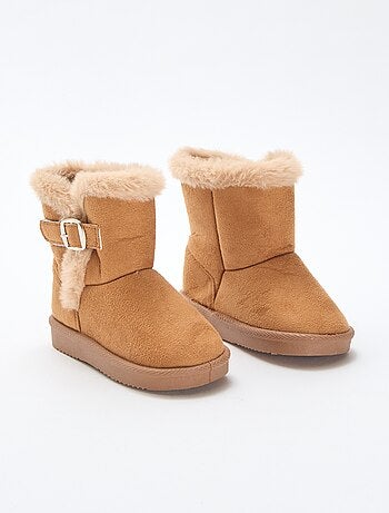 Boots en suédine avec intérieur fourré