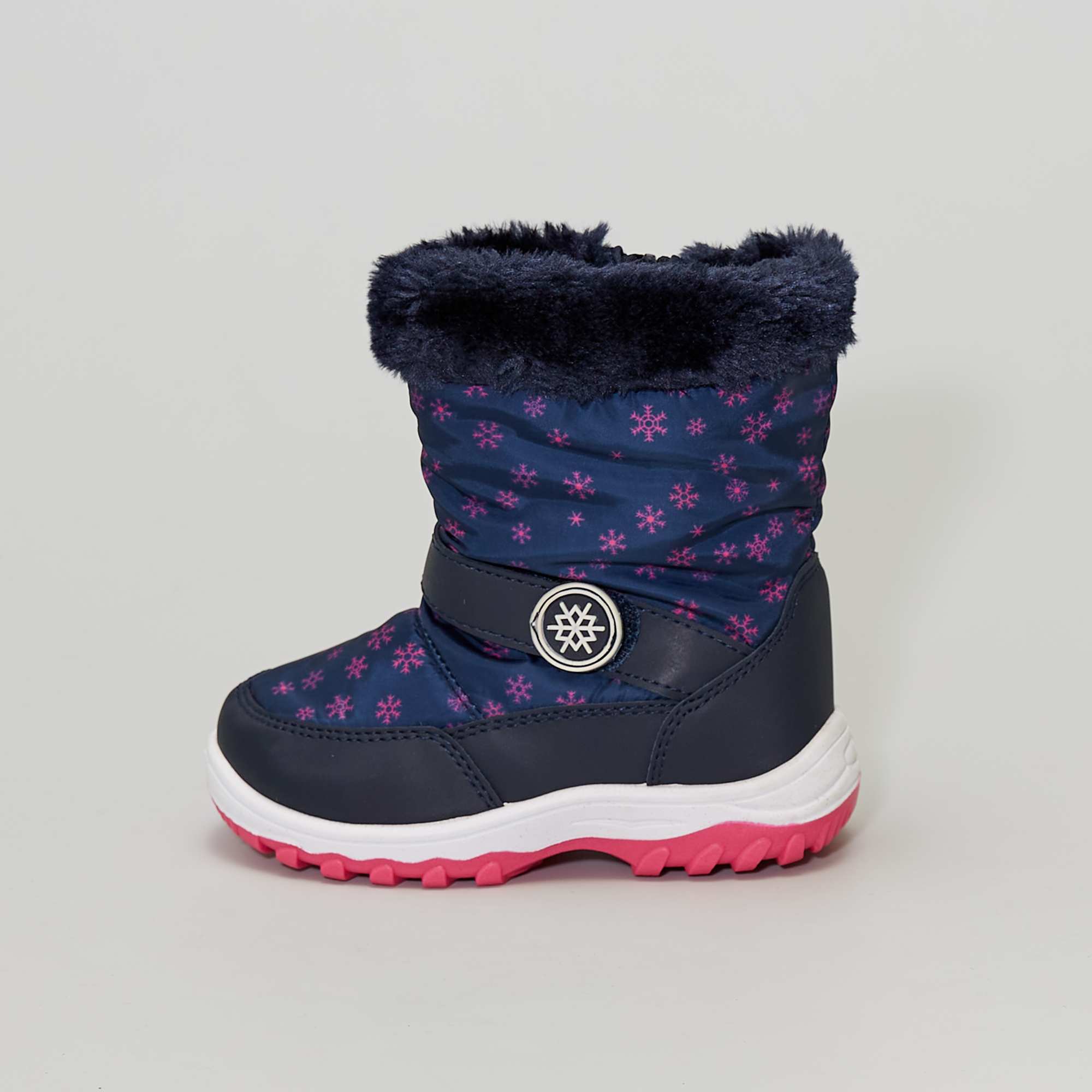 Bottes Apres Ski Bebe Fille Bleu Navy Kiabi 00