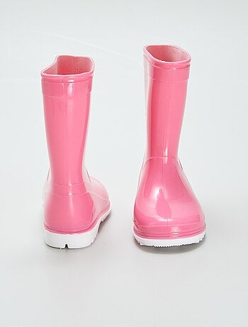 Bottes de pluie colorées