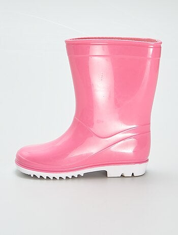 Bottes de pluie colorées