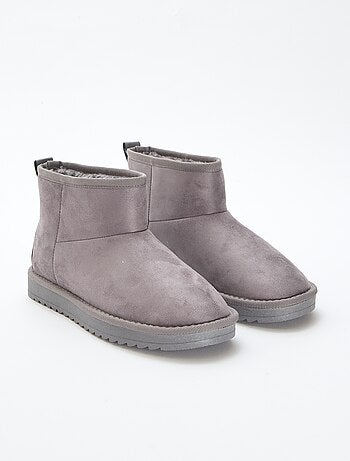 Bottes en suédine
