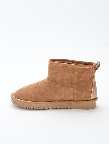 Bottes en suédine