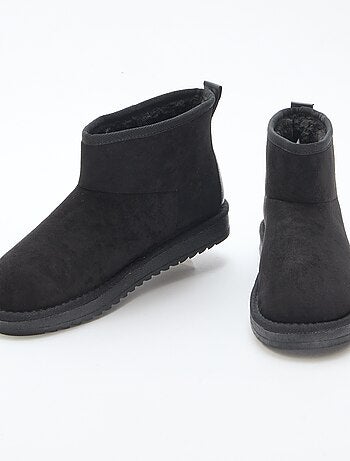 Bottes en suédine