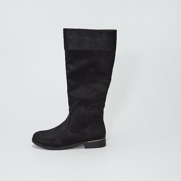 bottes en suedine femme