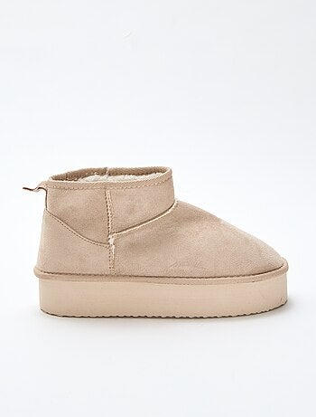 Bottines courtes en suédine