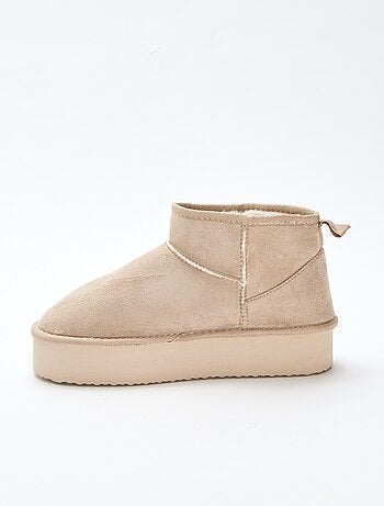 Bottines courtes en suédine