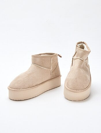 Bottines courtes en suédine
