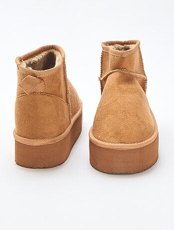 Bottines courtes en suédine