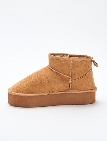 Bottines courtes en suédine