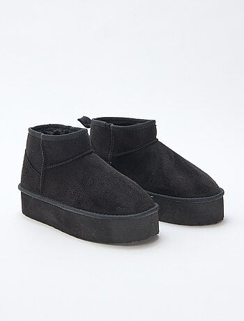 Bottines courtes en suédine