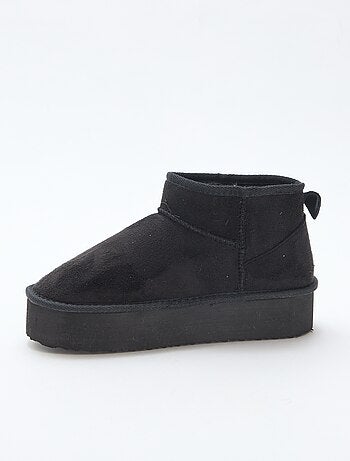 Bottines courtes en suédine