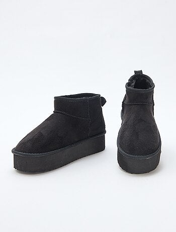 Bottines courtes en suédine