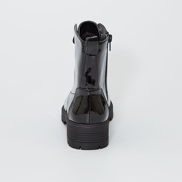 bottines vernis kiabi