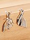     Boucles d'oreilles 'feuilles' vue 1
