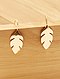     Boucles d'oreilles 'plume' vue 1
