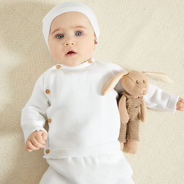 Brassiere Tricot La Manufacture De Layette Bebe Fille Blanc Kiabi 25 00