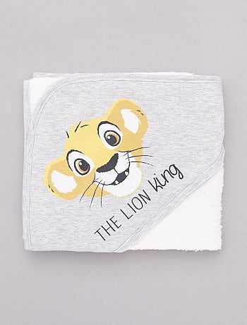 Cape de bain + gant de toilette 'Le Roi Lion' - Kiabi